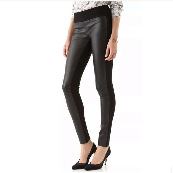 Club Monaco Pants - Club Monaco Tasha Faux Leather Leggings Pants